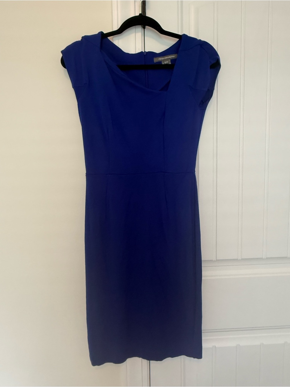 French Connection Cobalt Blue Midi Dress